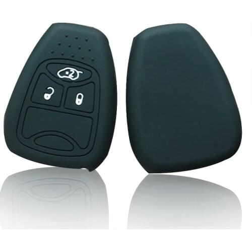 Key Cover for chrysler 300c Pacifica Aspen Dodge Caravan Jeep Wrangler Jk Commander Grand Cherokee Key Holder Car Accessories
