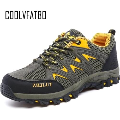 COOLVFATBO Mens Breathable Sneakers
