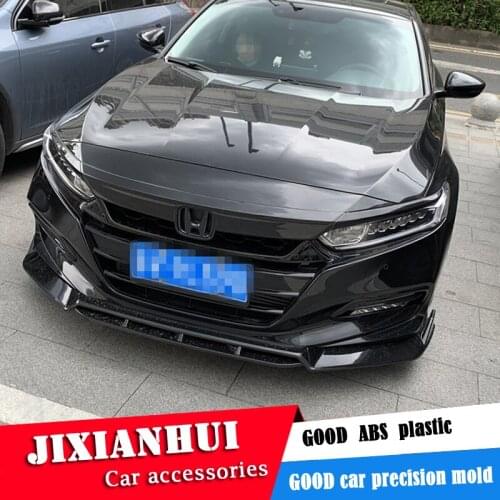 For Accord Body kit spoiler 2018-2019 For HONDA Accord SCk ABS Rear lip rear spoiler front Bumper Diffuser Bumpers Protector