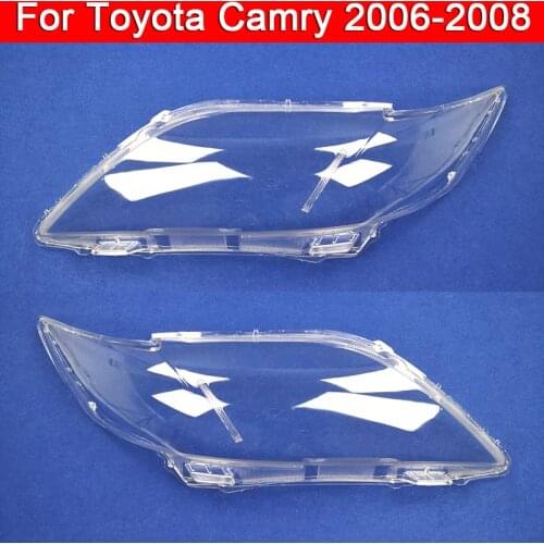 For Toyota Camry 2006 2007 2008 European and American version Car Headlight Cover Headlamp Lampshade Lampcover glass Lens Shell