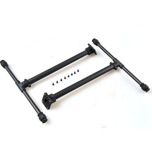 F10812 T Type Tall Landing Gear Skid Quick Install Carbon Fiber for FPV Wheelbase 700MM RC Quadcopter Drone S550 X650 S680