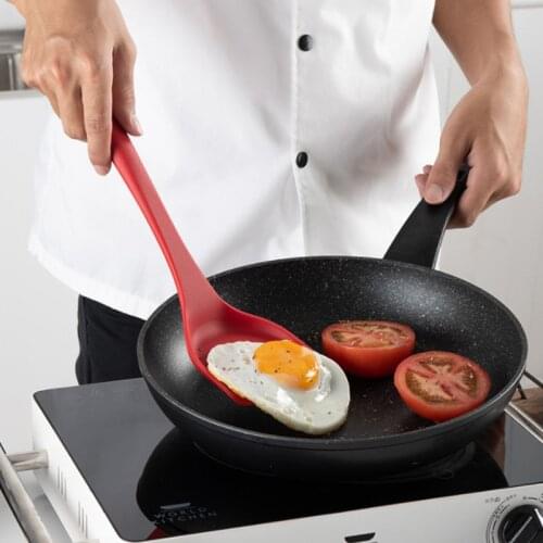 Food Grade Silicone Non-Stick Spatula High Temperature Resistant Cooking Omelette Spatula Kitchen Creative Tools Accessories