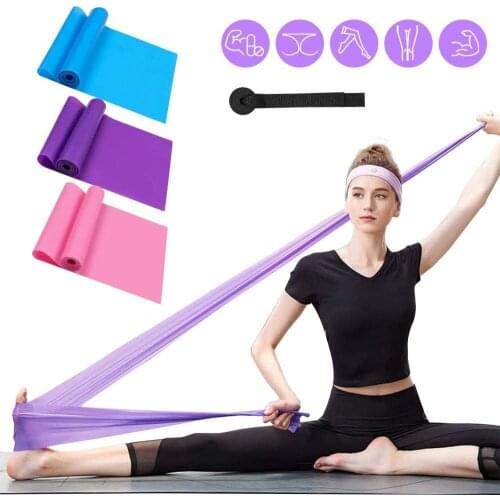 Latex Resistance Band Is Suitable For Upper And Lower Limb Exercise In Home Or Gym Strength Training Yoga Pilates