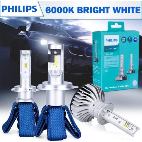 Philips H11 H8 H16JP LED 9005 HB3 9006 HB4 LED Fog Lamp For Car Auto Headlight H7 H4 H1 9012 LED Bulbs Philips Ultinon Essential