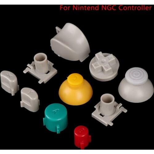 Full Set Buttons For Gamecube L R Right Left Trigger Buttons D-Pad ABXY Buttons Mod Kit Set For Nintend NGC Controller