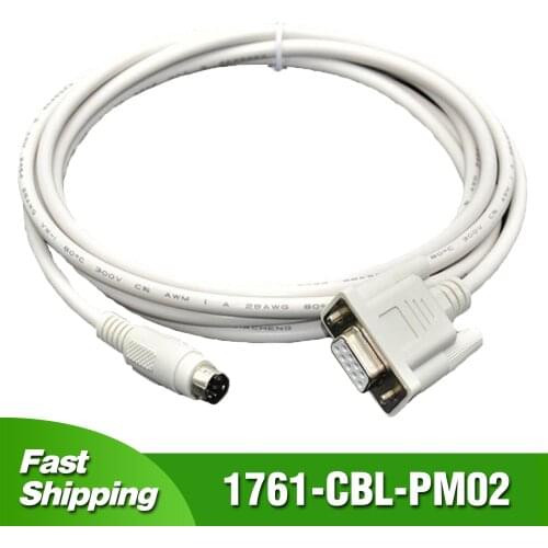 1761-CBL-PM02 for AB Allen Bradley Programming Cable MicroLogix 1000 1200 1400 1500 Series PLC 1761CBLPM02 Data Line