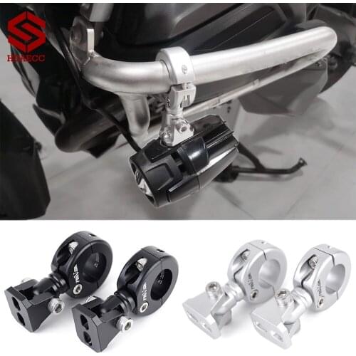 Motorcycle Headlight Mount Bracket Adjustable 20-27mm Bumper Mount Clamp Led Spot Light Bracket Holder Support De Phare Moto