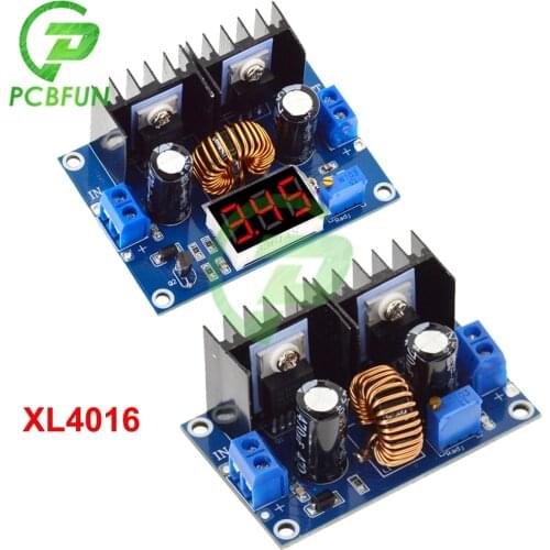 XL4016 PWM Dc to Dc Converter for LED Car Digital Display Voltmeter DC 4V-38V to DC 1.25-36V Buck Step Down Power Supply Module