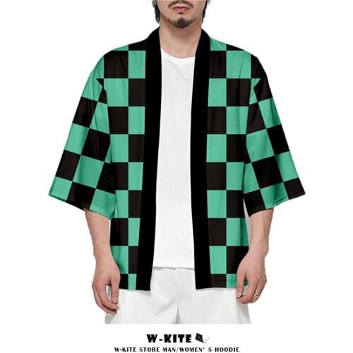 Women/Men T-Shirt Streetwear Demon Slayer Sweatshirt Kimetsu No Yaiba Japanese Anime Kimono Haori Yukata Cosplay Clothing