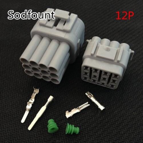 10 sets Kit 12 Pin Way Waterproof Electrical Wire Connector Plug auto connectors free shipping