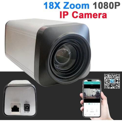 1080P 18X Zoom IP Network Camera Smart phone APP View 2MP 18X Zoom Box IP Camera