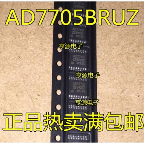 AD7705 AD7705BRU AD7705BRUZ 16-bit 2-channel new converter TSSOP-16 new