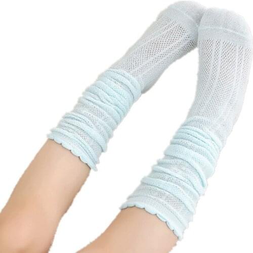 3 Pairs/Lot Breathable Mesh Childrens Sock Girls Anti-mosquito Knee High Socks Toddlers Long Socks Kids School Sock