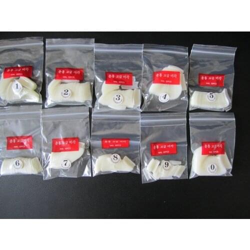 500pcs Nude White False Nails Art Design Tips acrylic gel salon fingernails beauty nail tools