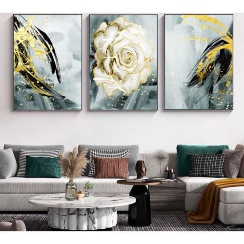 Abstract colour flow Posters and Print Nordic Flowers Wall Art Home Decoration Wall Canvas Painting Living room Bedroom Pictures