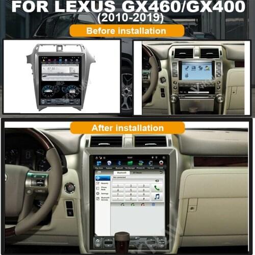 Android vertical screen 15 inch car GPS Radio multimedia player For-LEXUS GX460/GX400 2010-2019 car GPS navigation stereo
