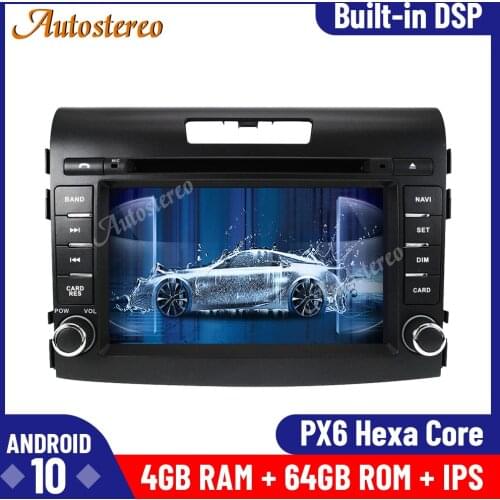 For Honda CRV CR-V 2012-2016 Android 10 DSP Car GPS Navigation Car DVD Player Head Unit Multimedia Radio Tape Recorder PX5/6 DSP
