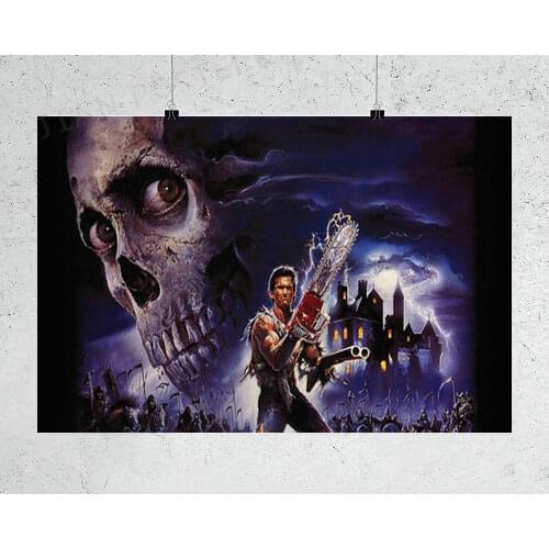 H132 The Evil Dead ASH VS Evil Kill Fight Class 2015 Movie Wall Sticker Silk Poster Art Home Decoration