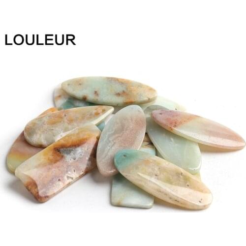 Imperial Natural Stone Pandent Earrings Big Waterdrop Charms Pandent For Women Necklace Pendants Handmade Diy Jewelry Making