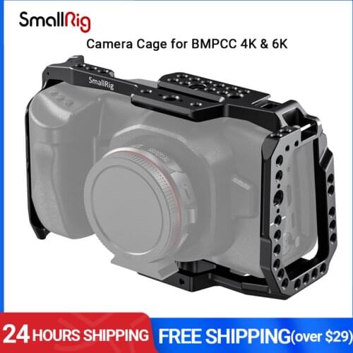 SmallRig For BMPCC 4K Dslr Camera Cage for Blackmagic Design Pocket Cinema Camera 4K Video Shooting Protective Cage Newest- 2203