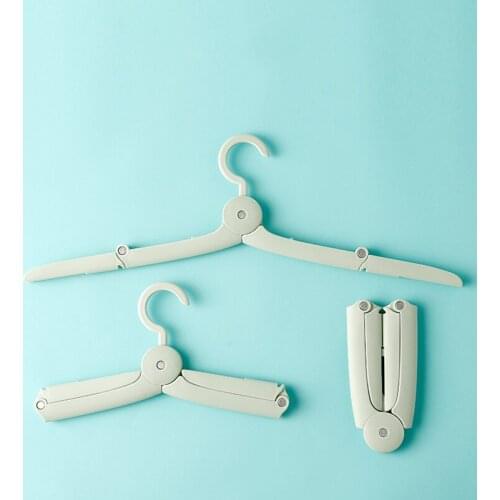 Space Saving Camping Travel Clothing Drying Rack Dormitory Cloth Hangers Portable Folding Clothes Hangers
