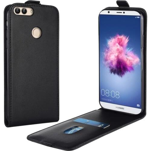 Flip Leather Case for Huawei P Smart 2018 FIG-LX1 BRQ-AN00 Vertical Cover for P Smart2018 Case Phone Bag