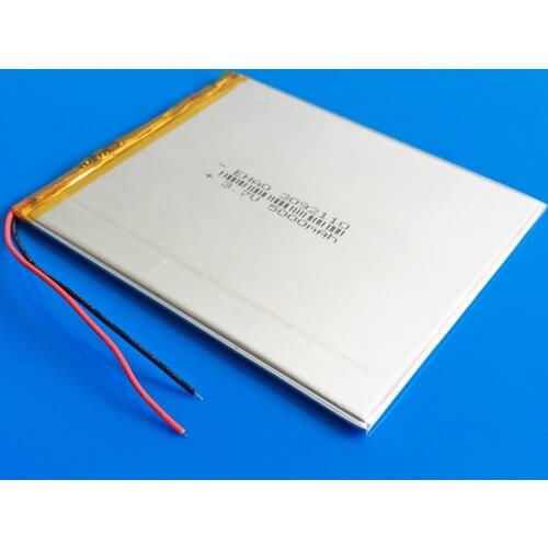 5 pcs 3.7V 5000mAh Polymer Lithium LiPo Rechargeable Battery 3092110 For GPS PSP DVD PAD E-book tablet pc laptop power bank