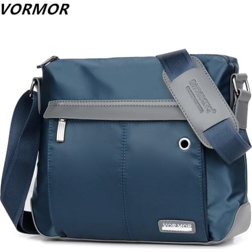VORMOR Vintage Messenger Bag Men Shoulder Crossbody Handbag Male Bags Fashion