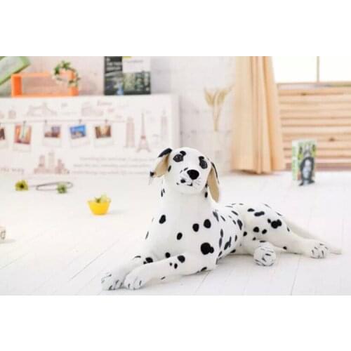 Stuffed toy 45cm prone dalmatian dog plush toy lying dog birthday gift b0904