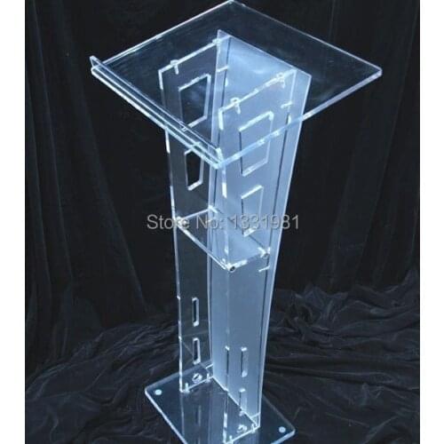 Original Chinese wind imported acrylic plexiglass high-end podium welcome reception lectern The platform