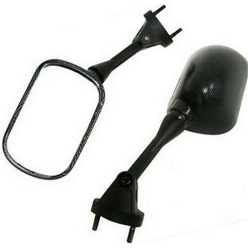 Carbon Rearview Racing Mirror For Kawasaki 05-08 Ninja 636 ZX 6R 6RR 04-08 ZX10R