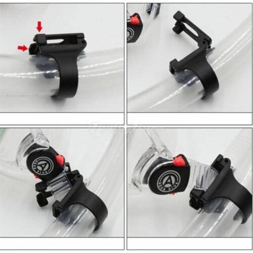 Universal Diving Silicone Snorkel Buckle Goggles Buckle Silicone Tube Buckle Silicone Soft Buckle Underwater Sports Accessories
