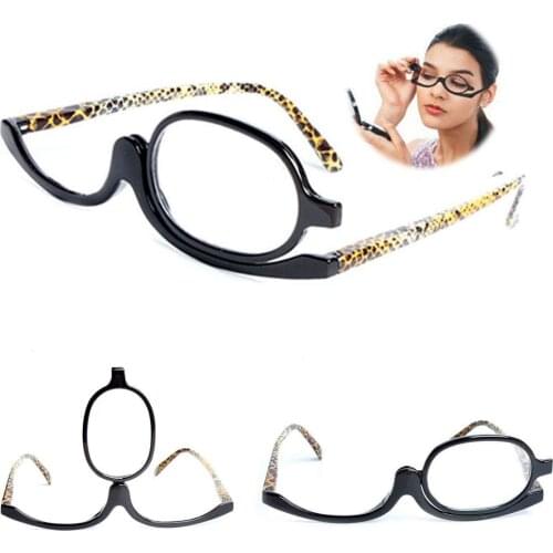Women Makeup Magnifying Reading Glasses Flip Make-up Eye Glasses Eyeglasses Hot