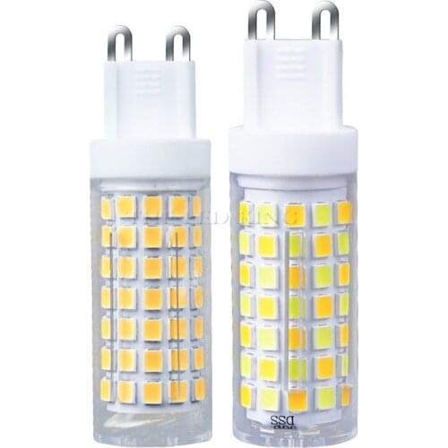 1PCS LED Bulb ceramics 9W 5W G9 Light Bulb AC 220V LED Lamp SMD2835 Spotlight Chandelier Lighting Replace 20w 30w Halogen Lamp
