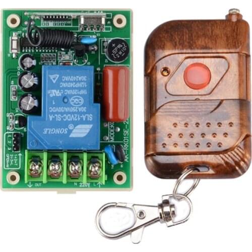 220V 30A 3000W RF Wireless Remote Control Switch Transmitter & Receiver System for Light/Lamp LED water pump ON OFF 5SET/LOT