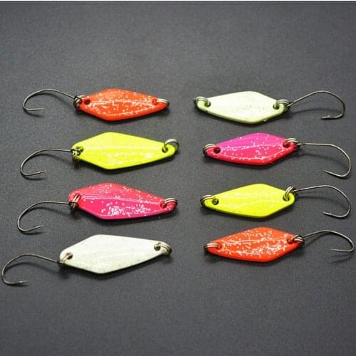 3g 5g Bionic Metal Spinner Freshwater High Quality Metal Fishing Bait Anti-Corrosion Professional Fishing Lure Hard Bait