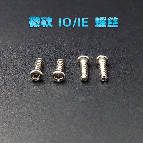 4 Pcs Mouse screw for microsoft IE3.0 IO1.1 red Polar shark IO 1.1 IE 3.0 IE4.0 mouse screws