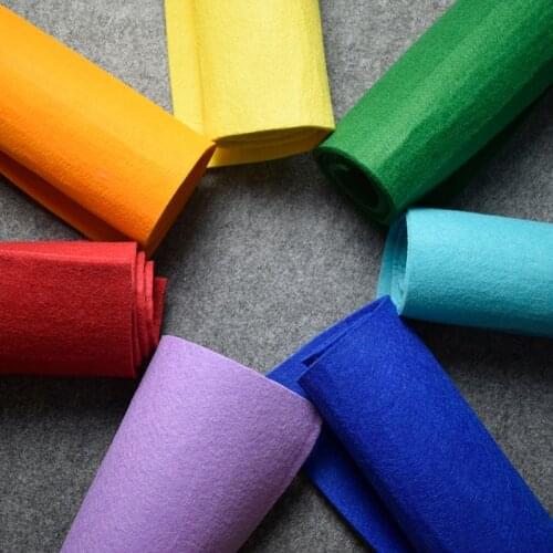 45x90cm 5mm Thick Handicraft Felt Fabric Needlework felt for kindergarten Crafts sewing handmade diy material things for home