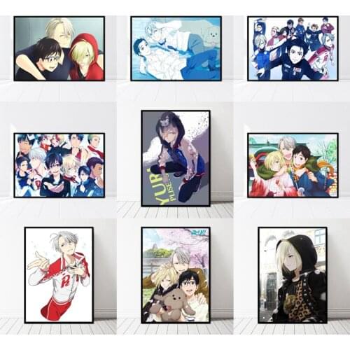 Embroidery Diamond 5D Picture Home Decor Yuri On Ice Anime Painting Full Square Drill Cross Stitch Wall Sticker Handmade Gift