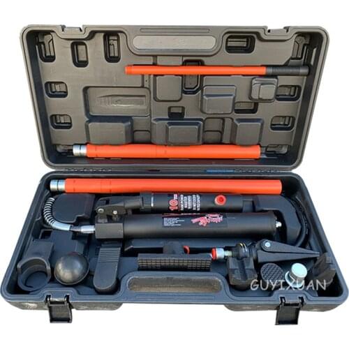Automobile 10 tons independent jack/automobile tire independent hydraulic jack/automotive sheet metal repair tool/jack kit/box