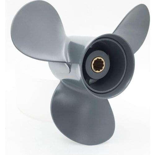 Free shipping 9 7/8x13-F Fit 20HP 30HP honda propellers outboard Aluminium honda Propeller cheap boat motors