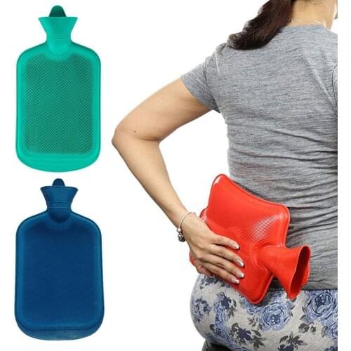 Water Injection Rubber Hot Water Bottle Thicken Portable Rubber Hot Water Bottle Winter Warm Water Bottle Hand Warmers