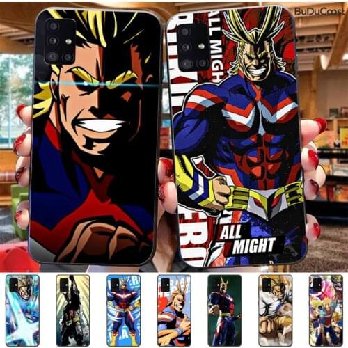My Hero Academia ALL MIGHT Phone Case For Samsung Galaxy A7 8 2018 6 8 Plus A9 2018 A10 20 30 40 50 70