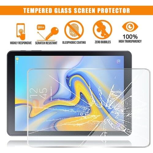 For Samsung Galaxy Tab A 10.5 T590 Tablet Tempered Glass Screen Protector Scratch Resistant Anti-fingerprint Film Cover