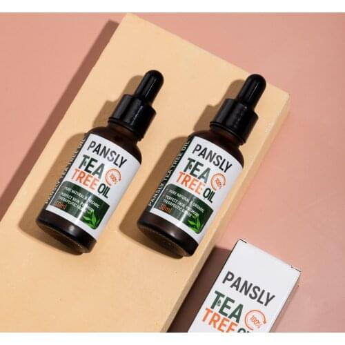 Lanthome Tea Tree Essential Oil Acne Treatment Facial Skin Care Oil Compound Moisturizer Pore Control Active Ingredients 30ml