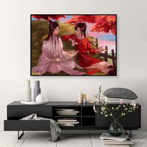 Hot 5D Diy diamond painting Tianguan Ci Fu square round diamond embroidery art diamond mosaic cartoon character poster home art