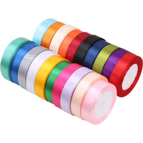 6mm 10mm 15mm 20mm 25mm 40mm 50mm Satin Ribbons Christmas Wedding Party Decoration Birthday Halloween Gift Wrapping Ribbons
