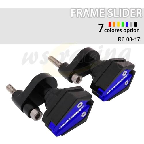 Motorcycle CNC Crash Pad Frame Slider Falling Guard For YAMAHA YZF R6 yzfr6 YZF-R6 2008-2017 2009 2010 2011 2012 2013 2014 2015