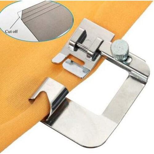 4/8 6/8 8/8 Wide Hem Hemmer Adjustable Rolled Press Foot Set For Low Shan Multi-funzionale Sewing Machine Parts