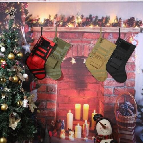 NEW Hot Hanging Tactical Molle Christmas Stocking Bag Dump Drop Pouch Utility Storage Bag for hunting and shooting enthusiasts
